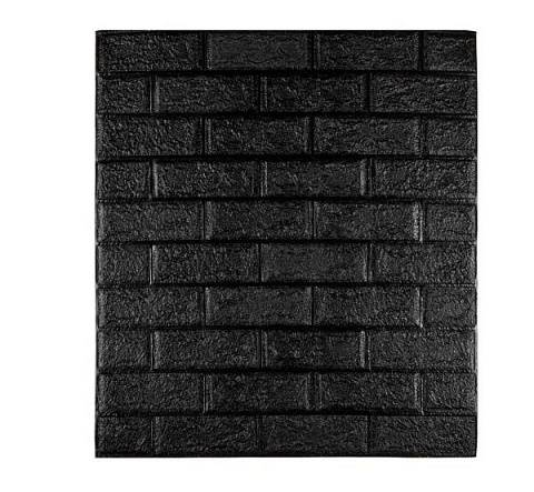 Панель самоклеящаяся 3D "DecoSelf" Кирпич черный CL-BL 70*77*0,4см (упак. 10шт) ССС