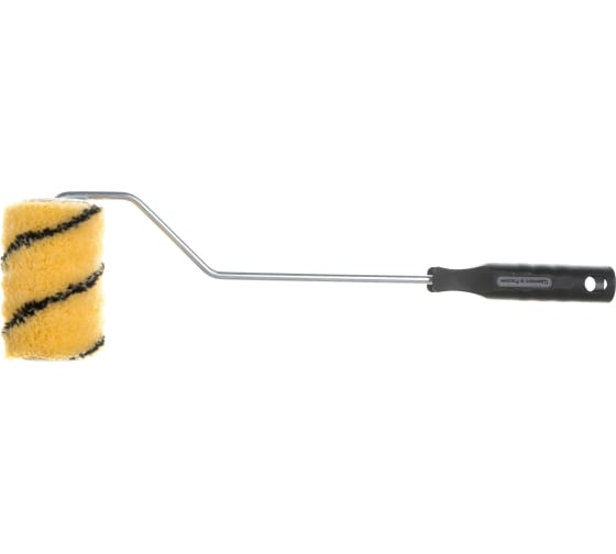 Валик полиакрил 100мм, d42мм, бюгель 6мм (удлиненная ручка), ворс 11мм "Black Edition"