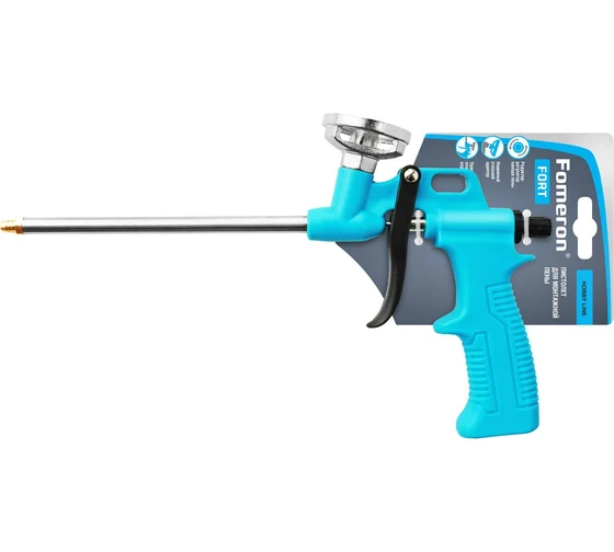 Пистолет для монтажной пены "Fomeron Fort" с металлическим адаптером  590223 (20 шт/уп)