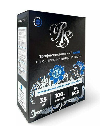 Клей обойный "RusStyle" универсальный 200г (30)  (на 35 кв. м)