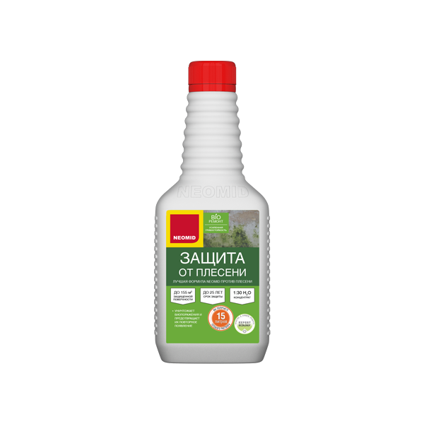 Неомид BIO РЕМОНТ 0,5 л.конц. 1:30 (15л готового продукта) - средство для защиты от плесени(12)