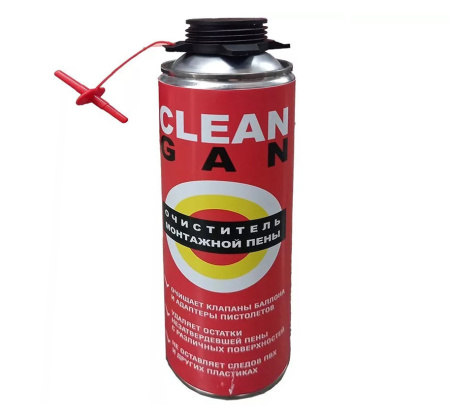 Очиститель монтажной пены "CLEAN GAN" 500мл (16)