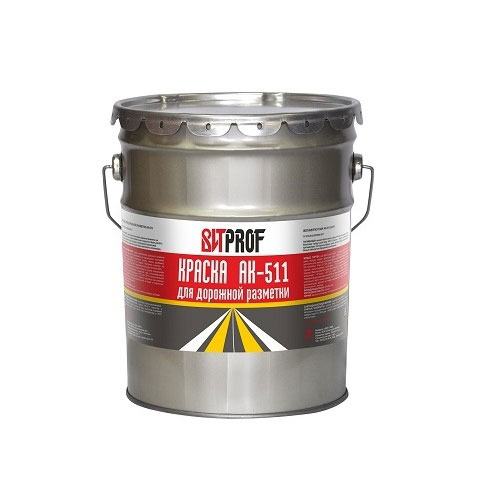 краска для дорожной разметки Ак-511 белая 20 кг ВИТ PROF     ПОД ЗАКАЗ