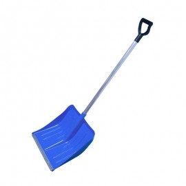 Лопата снеговая "Метелица" цветная 430х490мм с алюм. планкой