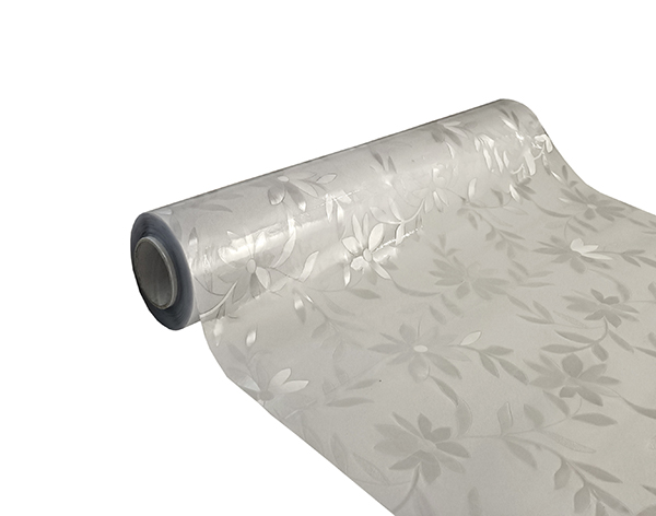 Клеенка 0,8м*0,6мм*20м 1/1 Термо Рифл CGE-2003  полупрозрачная