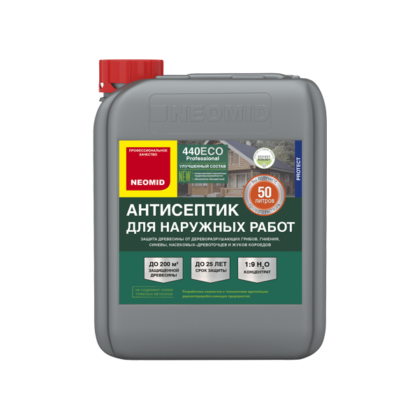 Деревозащитный состав для наружных работ"Неомид 440 есо"30л