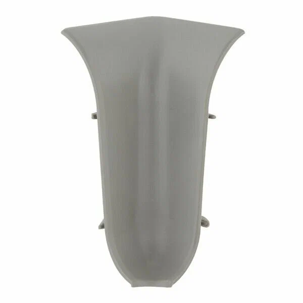 Угол внутренний к плинтусу "WIMAR" 58мм Серый (уп. 2шт)