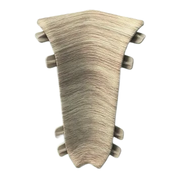 Угол внутренний к плинтусу 55мм "Лексида" 229 Дуб латте (упак. 20шт)