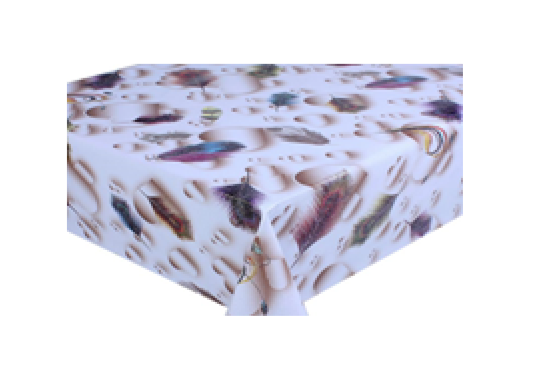 Клеенка ПВХ на тканевой основе Dekorelle Glance 694, разм. 1,4х20м