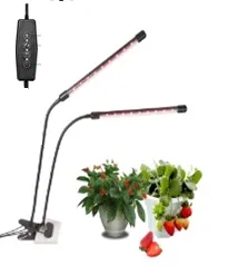 Светильник VLED-FITO-DL-2-12W, IP33, на прищепке с двумя осветительными блоками, с выключателем