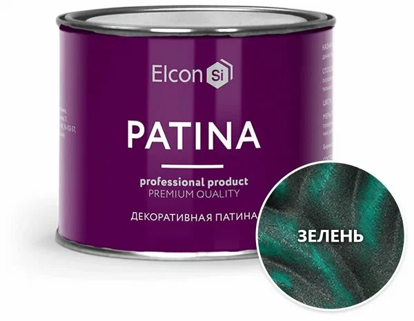 Декоративная патина Elcon Patina зелень 0,2 кг (20) ССС