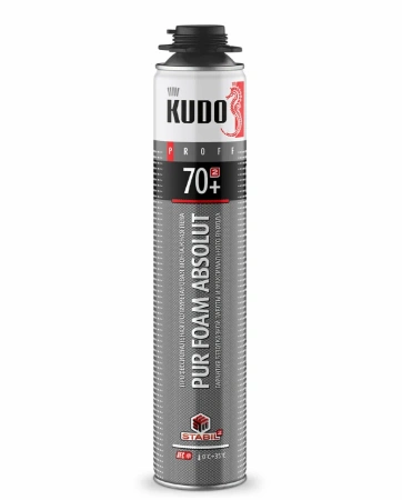 Пена полиуретановая монтажная профессиональная "KUDO PROFF ABSOLUT XPRESS 70+"