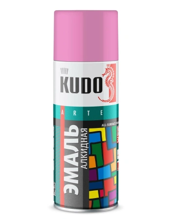 Эмаль универсальная розовая "KUDO" KU-1014
