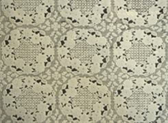 Клеенка EASY LACE XNT-009W ажурная ПВХ белая 1,32*22м