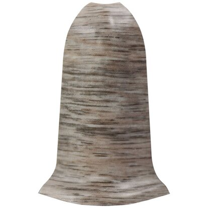 Угол наружный с держателем к плинтусу "WIMAR" 58мм Дуб альба (уп. 2шт)