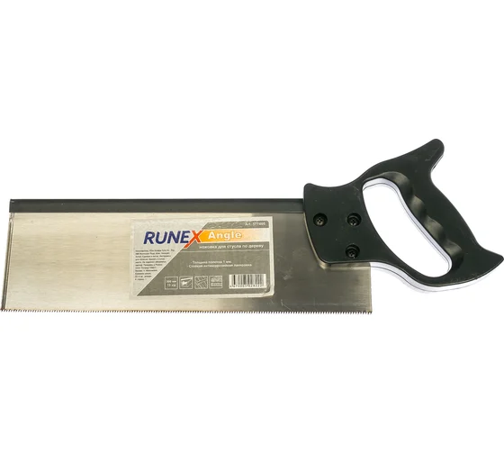 Ножовка по дереву для стусла 300мм ударный зуб 13 з/д "Runex Angle" 577405