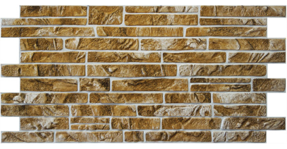 Панель ПВХ "Сланец коричневый" 495х1020мм (10)