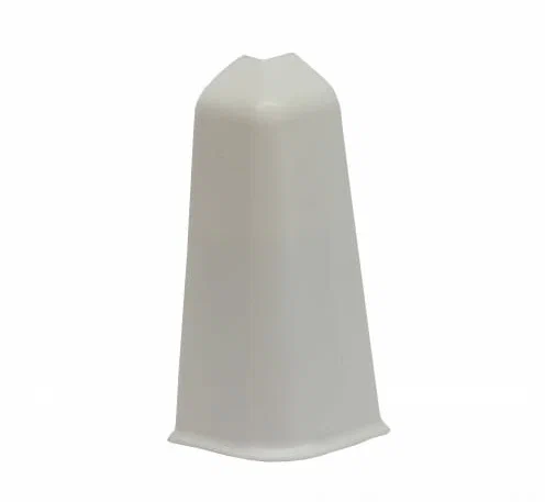 Угол внешний к плинтусу  TERA Белый матовый 72мм (2шт)