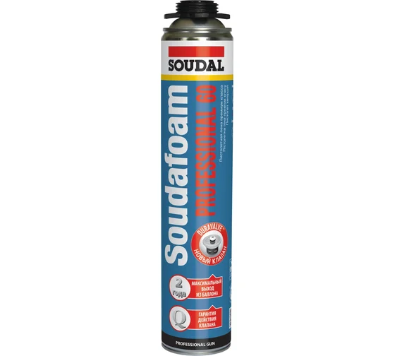 Пена монтажная "SOUDAL" Professional 60л. профессиональная 750мл (12)