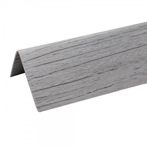 Угол двустрон. "Грейс" Ясень серый  30*30*2700  (25шт)