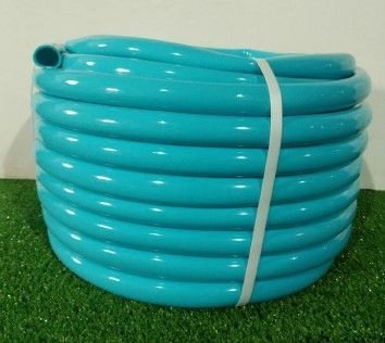 Шланг поливочный Силиконовый 1-слойный, 3/4, 20м, бирюз, давление2-5бар  В приДАЧУ