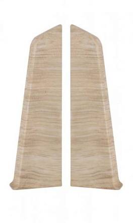 Заглушки к плинтусу  TERA Себаста  72мм (2шт)