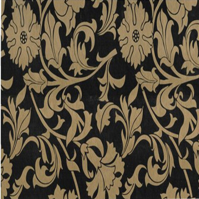 8407 Пленка 0,45*8м самокл.HONGDA цветы золото на черном COLOR DECOR