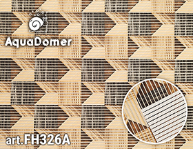 Коврик ПВХ для ванной AQUADOMER FH326A, разм. 0,8x15м