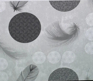 Клеенка ПВХ на тканевой основе Dekorelle Adèle 673-1, разм. 1,4х20м