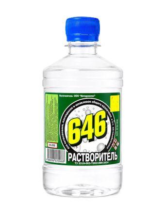 Растворитель 646 бут. пэт 0,5л (25)