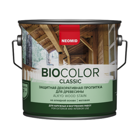 Декоративная пропитка Неомид BIO COLOR Classic Сосна 0,9л (6)