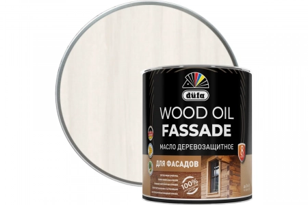 Масло "Dufa" Wood OIL Fassade белый 2(л)