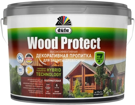 Пропитка "Dufa WOOD PROTECT" дуб 9л