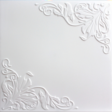 Плитка потолочная экструд. белая С2060 (40)