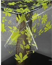 H077a Клеенка MIRAGE прозрачная с печатью0.10мм*1,37м*25м