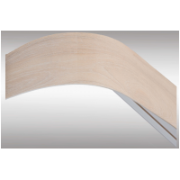 Карниз "Кантри" 3,2м Дуб светлый МК составной ССС