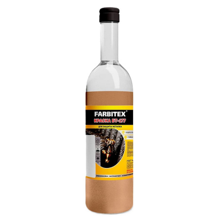 Краска БТ-177 бронза 0,5л FARBITEX (стекло)