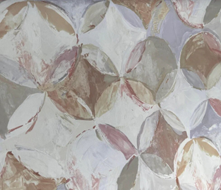 Клеенка ПВХ на тканевой основе Dekorelle Adèle 686, разм. 1,4х20м