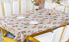 Клеенка ВЕРСАЛЬ CB-8362F-B Новый год на тканевой основе 1,37м*20м