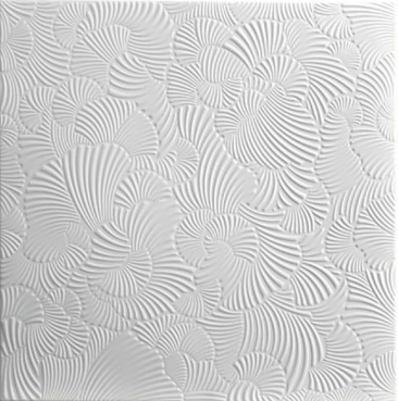 Плитка потолочная экструд. белая С2054 (42)