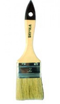 Кисть плоская натур.  щетина "Малярная сказка" 2,5" - 63мм 13мм "Бабка" (12)