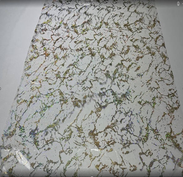 Клеенка силиконовая Dekorelle 272- G (золото/прозрачный фон) 0,8*20м