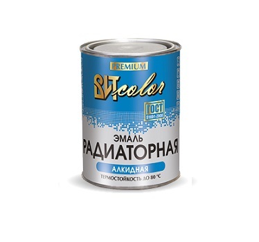 Эмаль для радиаторов алкидная белая ВИТ color 0,8кг (14)