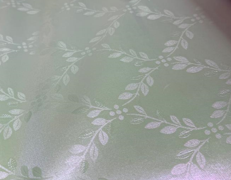 Клеенка ПВХ на тканевой основе Dekorelle Aurora 065 белый, разм. 1,4х20м