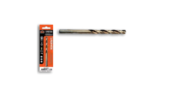 Сверло по металлу, HSS, полированное, 5% кобальта 4,0мм (уп. 2шт)