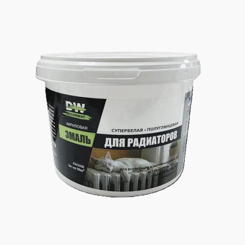 Эмаль для радиаторов DECORWAY 0,5кг 