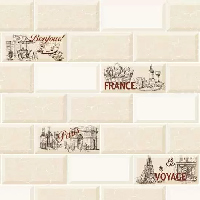 Панель интерьерная Плитка париж 600*3000мм(0,75мм)