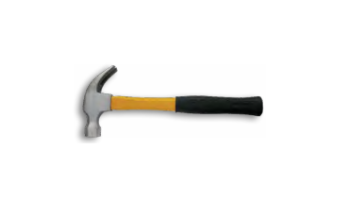 Молоток - гвоздодер, фиберглассовая ручка 340гр (6)