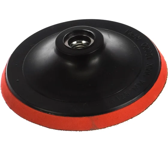 Опорная тарелка толстая для шлифовального диска с адаптером 125мм "РОСОМАХА"