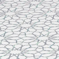 Клеенка силиконовая Dekorelle 197-S (серебро/прозрачный фон) 0,8*20м